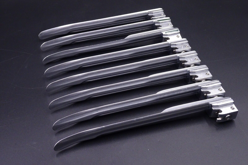 LOT x8) HEINE Classic+ Miller 3 FO Laryngoscope Blades8
