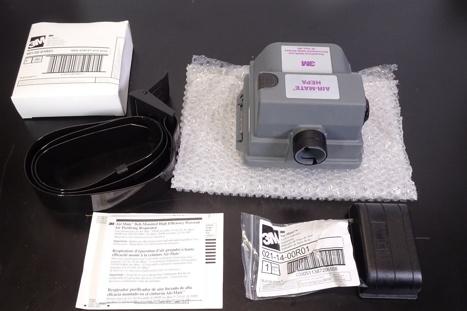 3M Air Mate Belt Mounted Powered Air Purifying Respirator System AMH 1U0