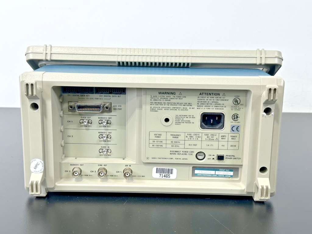 Sony Tektronix AWG2021 Arbitrary Waveform Generator Opt 02 03/04 Working3
