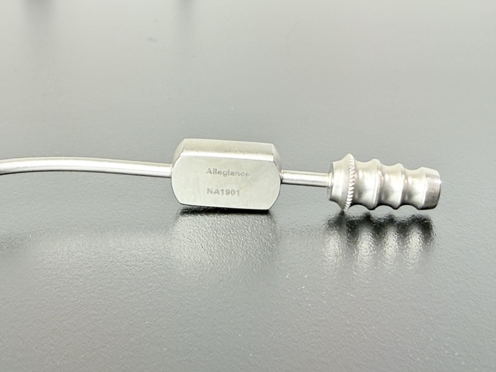 Allegiance NA1901 8FR Angled Surgical Suction Cannula Stainless2
