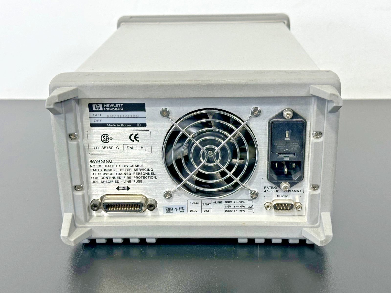 HP E3631A Triple Output DC Power Supply 6V 5A ±25V 1A Powers On Working3