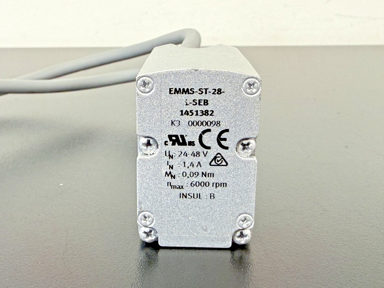 Festo EMMS ST 28 S SEB Servo Motor 1451382 24 48V DC5