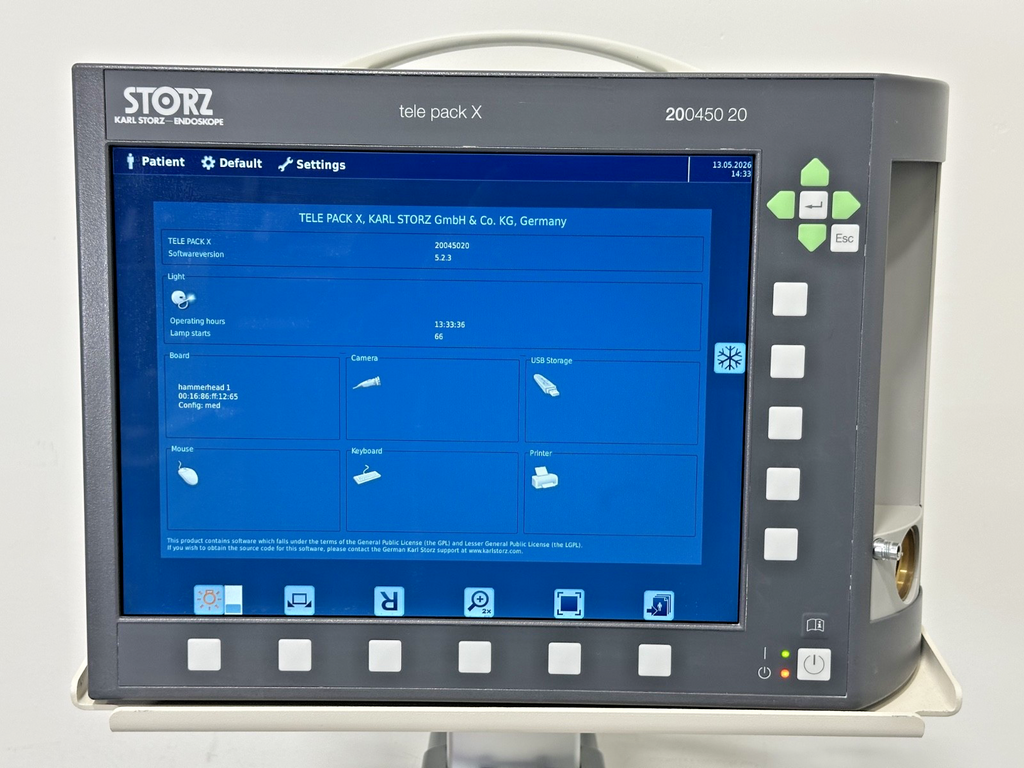 Karl Storz Tele Pack X 20045020 Endoscopy Video Monitor System Cart Stand2