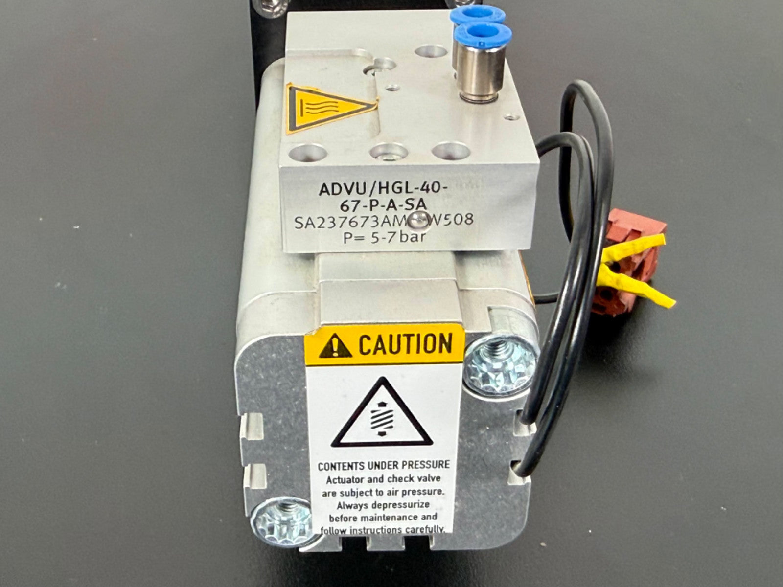VAT Pneumatic Vacuum Valve Actuator ADVU/HGL 40 SMC Balluff Sensors5