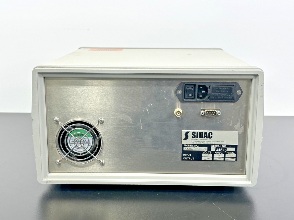 SIDAC AccuFlow Q Fluid Calibration System Shelley Medical Imaging Powers On3