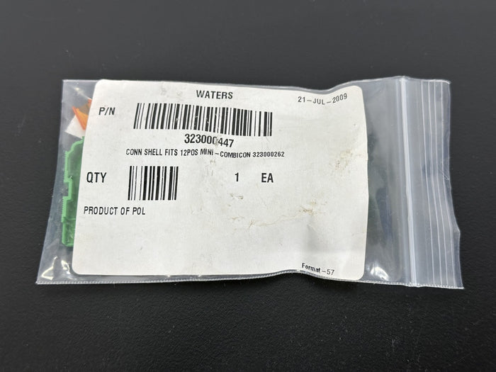 Waters 323000447 12 Position Mini Combicon Connector Shell