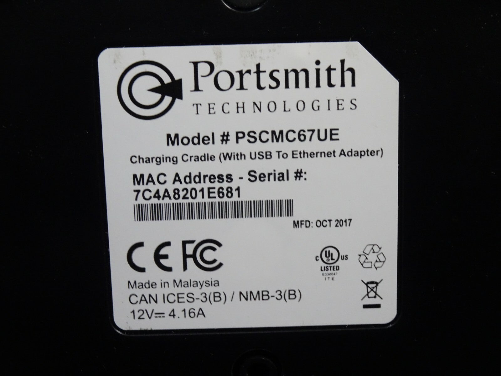 Portsmith Technologies PSCMC67UE4