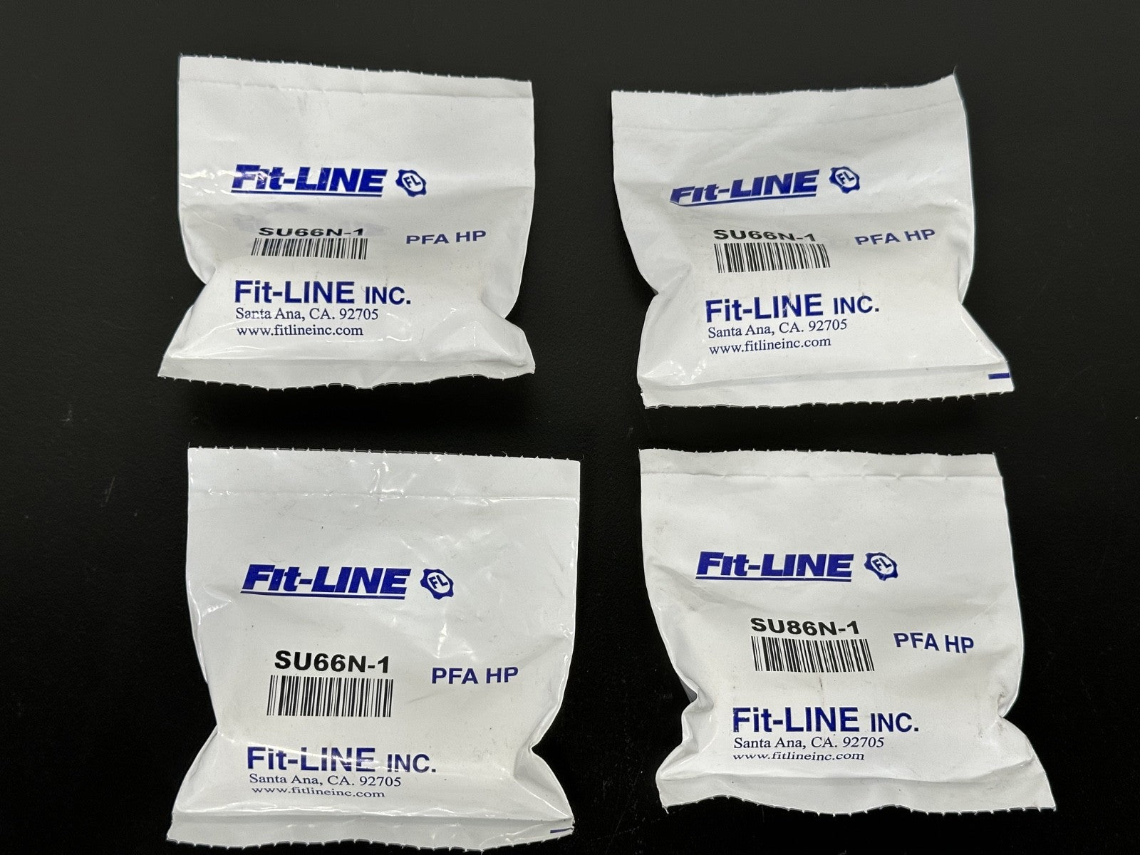 Fit Line SU66N 1 & SU86N 1 PFA HP High Purity Fittings Lot of 40