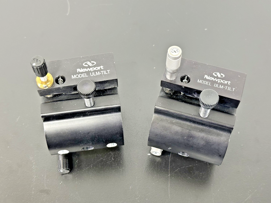 Lot of 2 Newport ULM-TILT Cylindrical Tilt Mounts |Used Part Accessory Component0