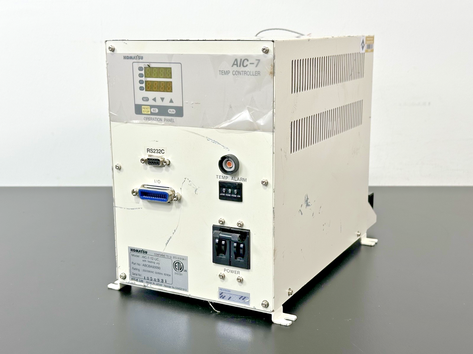 Komatsu AIC 7 12 UC ABCBA00090 Temperature Controller For Parts0
