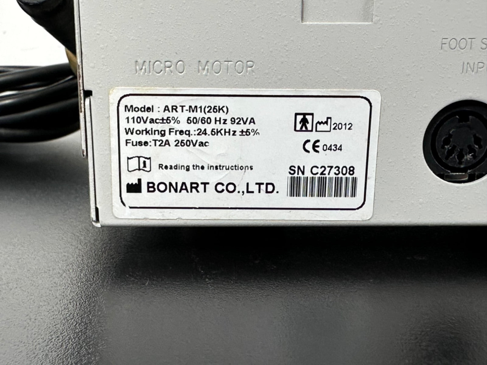 Bonart ART M1 (25K) Maverick Ultrasonic Scaler Dental Unit For Parts Repair5
