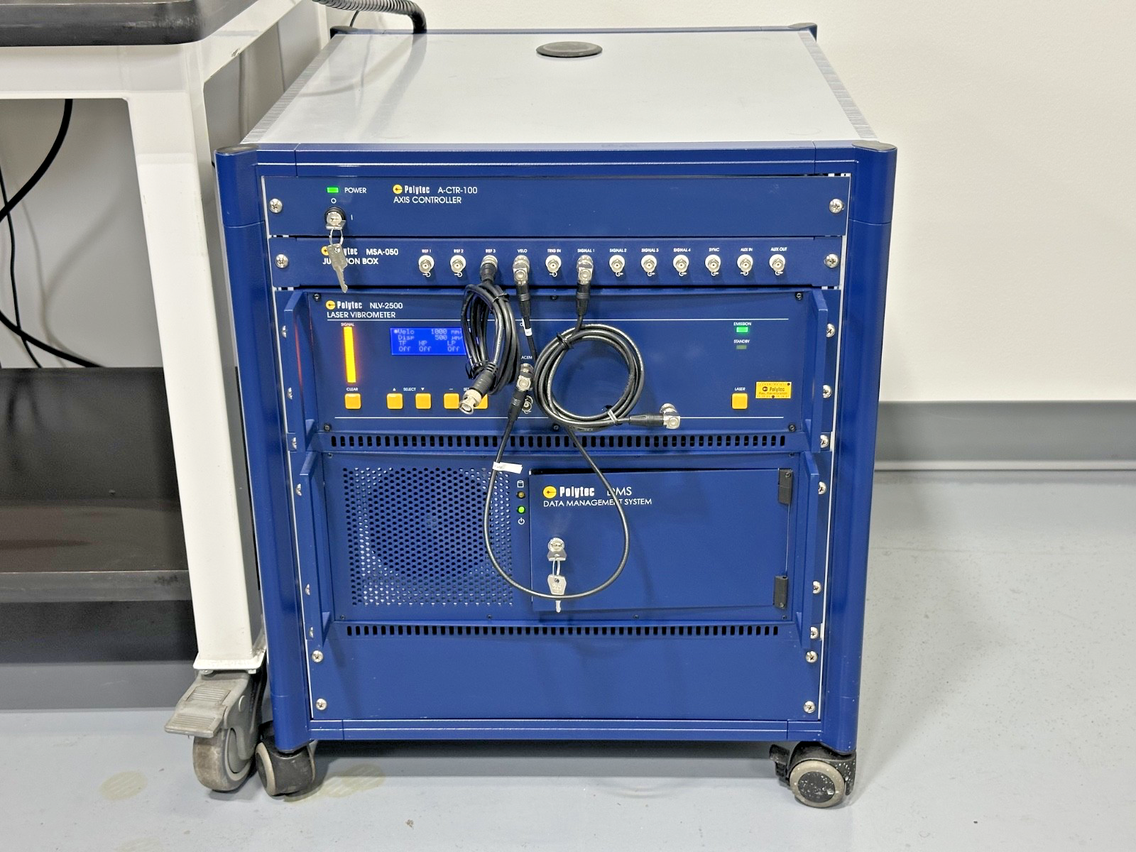 Polytec MSA 050 Micro System Analyzer NLV 2500 Laser Vibrometer Complete System4