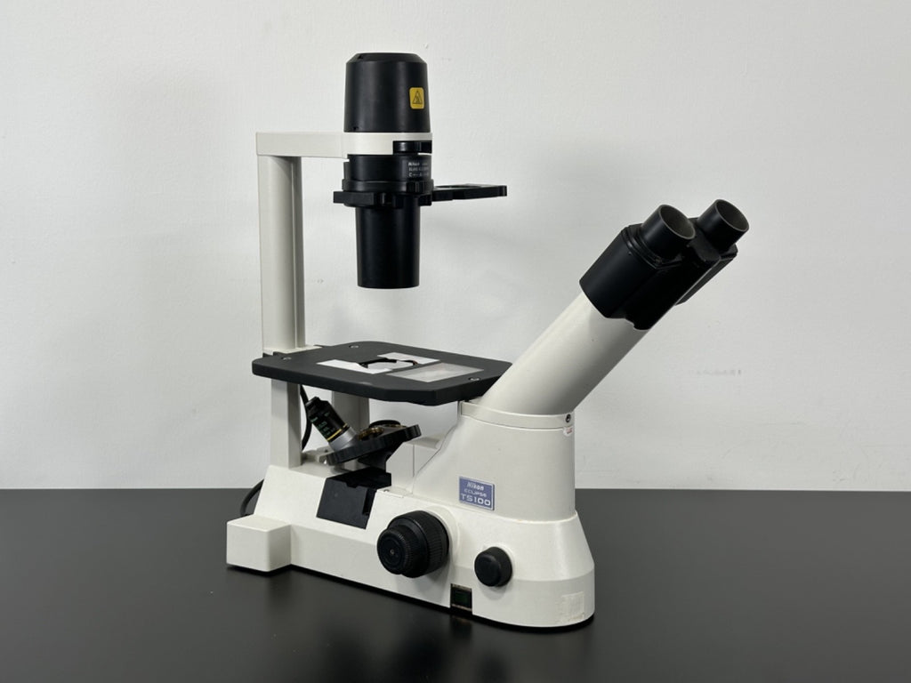 Nikon Eclipse TS100 Inverted Phase Contrast Microscope For Parts0