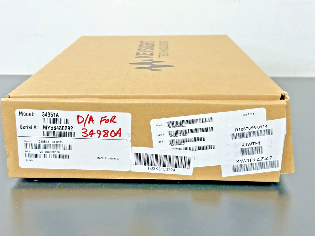 Keysight 34951A 4 Channel Isolated D/A Converter DAC Module w/ Waveform Memory7