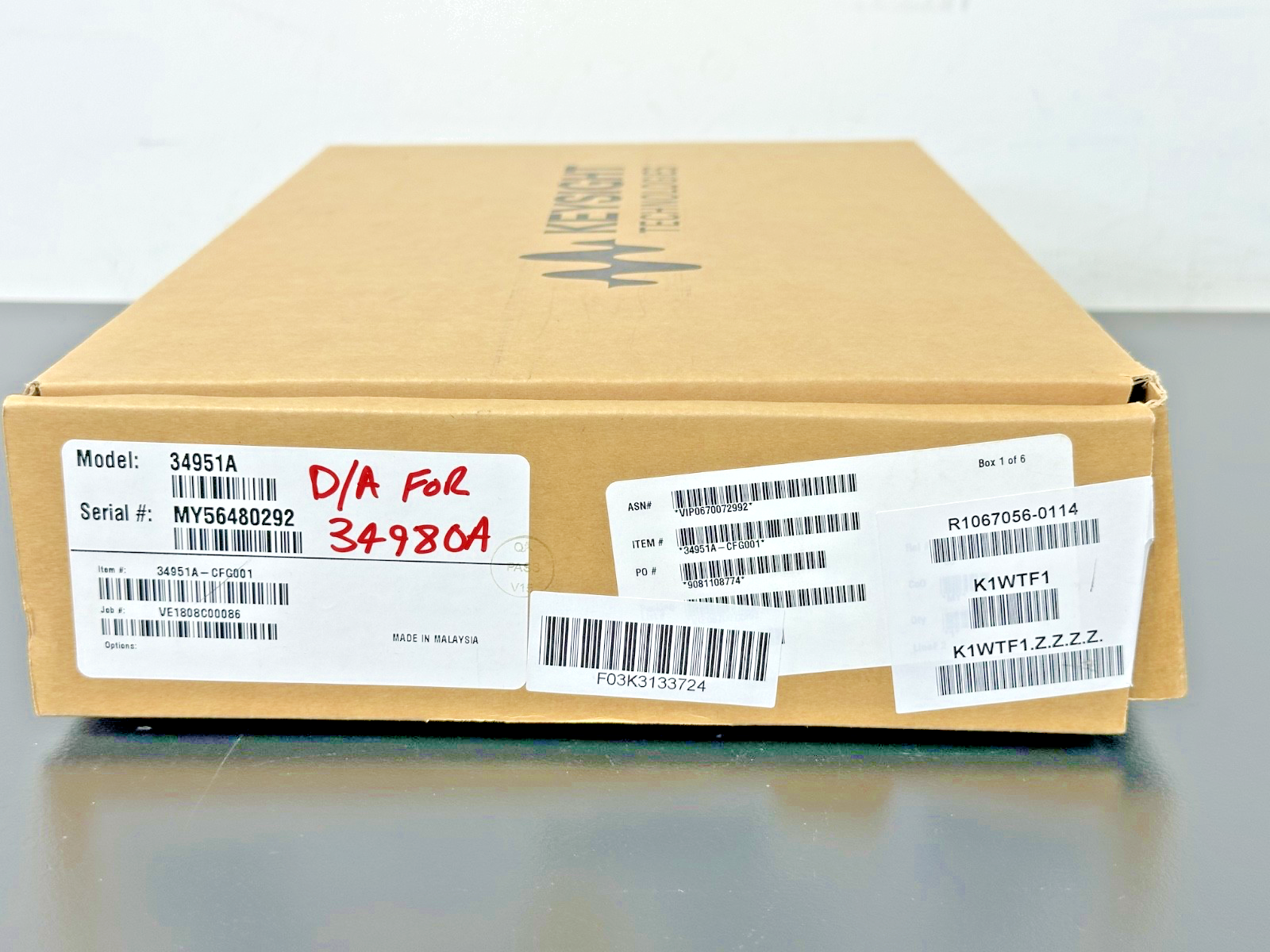 Keysight 34951A 4 Channel Isolated D/A Converter DAC Module w/ Waveform Memory7