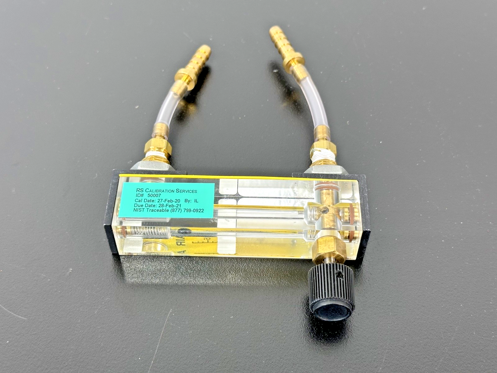 Dakota Instruments 6A0107BV AB Variable Area Air Flow Meter Rotameter Used1