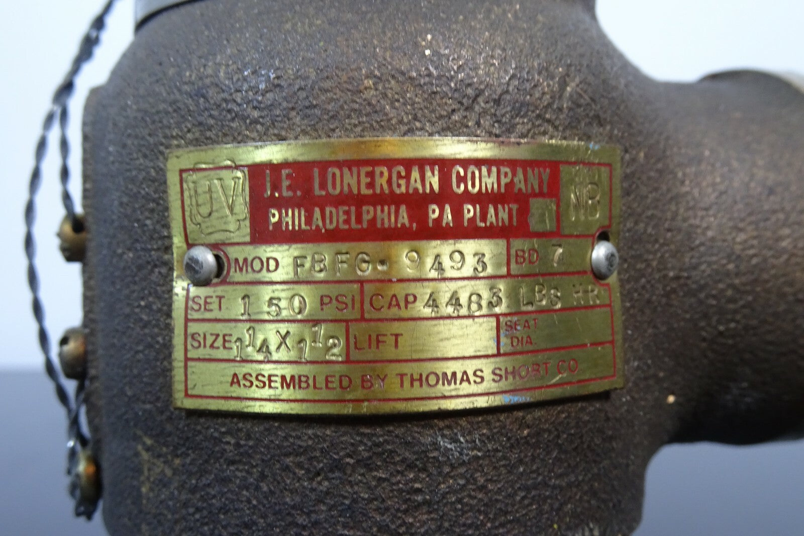 J.E. LONERGAN COMPANY FBFG94933