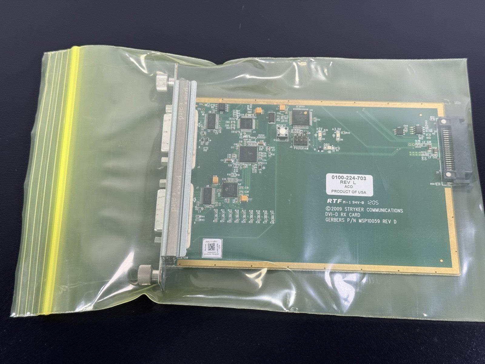 STRYKER COMMUNICATIONS DVI D RX CARD4