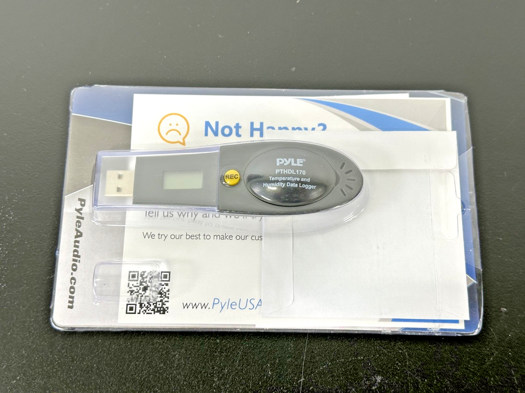 Pyle PTHDL170 USB Temperature Humidity Data Logger LCD New Unused0