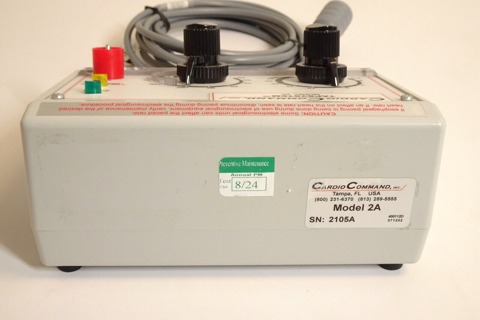 CARDIO COMMAND Model 2A TAPSYSTEM5