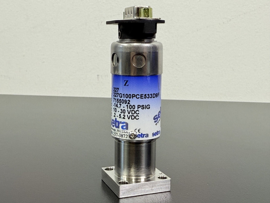 Setra Model 227 Pressure Transducer 100 PSIG 2–5.2 VDC 227G100PCE533D9F3