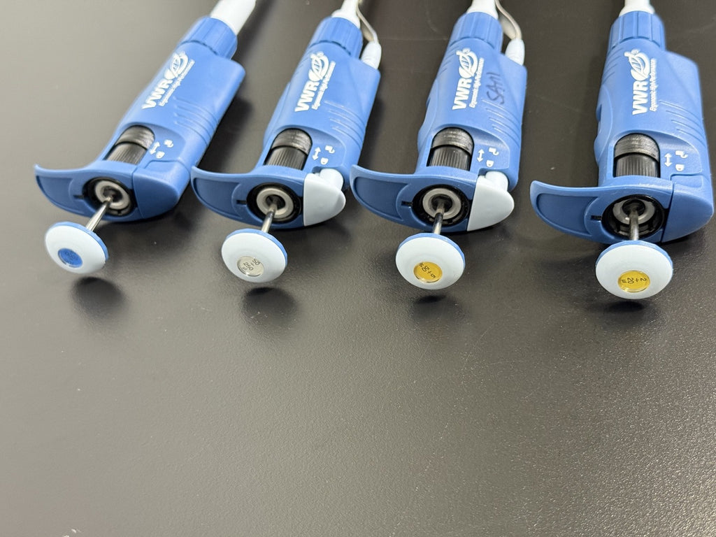 VWR 20uL, 50uL, 50uL 1000uL High Performance Single Pipette3