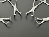 Lot of 4 Argent 43 1 606 Foerster Sponge Forceps Stainless5