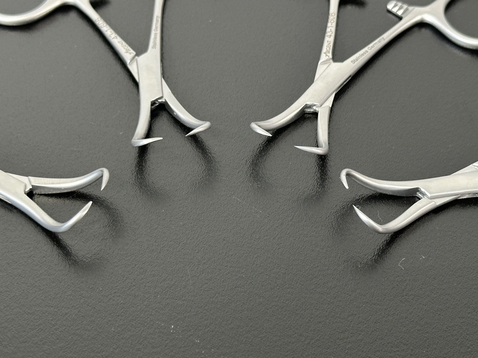Lot of 4 Argent 43 1 606 Foerster Sponge Forceps Stainless5