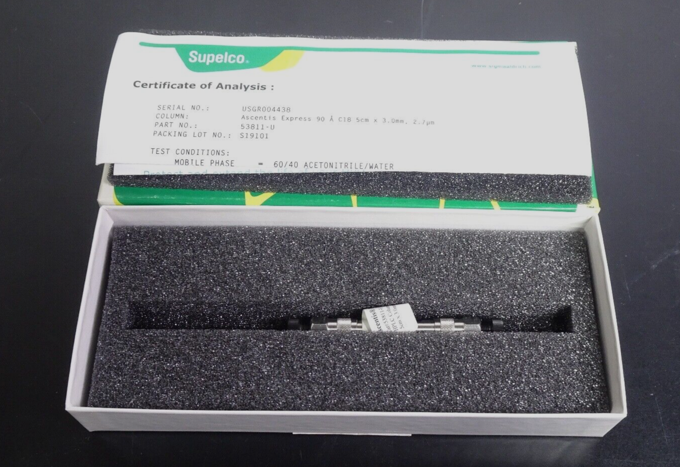 Supelco 53811 U Ascentis Express 90 À C18 HPLC Column 5cm x 3.0mm, 2.7 um1