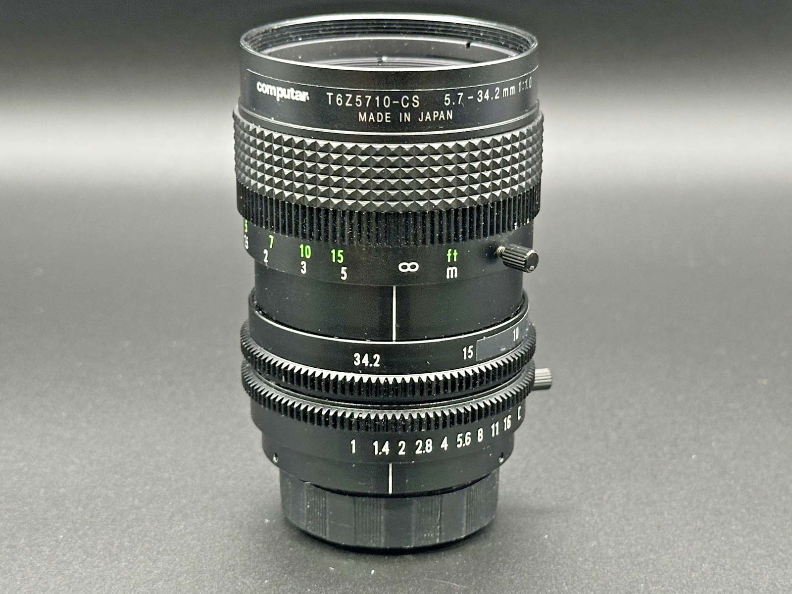 Computar T6Z5710-CS 5.7-34.2mm F1.0 Manual Zoom CS Mount Lens0