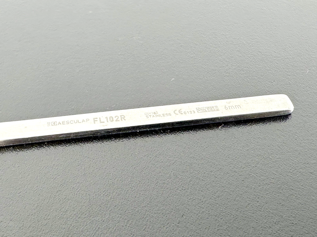 Aesculap FL102R Lambotte 6mm Straight Osteotome 5 Inch Stainless1