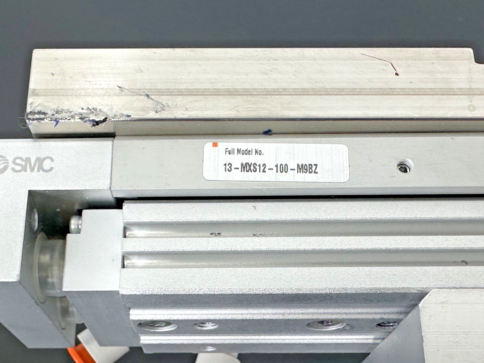 SMC MXS12 100 M9BZ Air Slide Table Pneumatic Cylinder w/ Mounting Bracket2