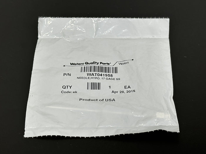 Waters WAT041958 17 Gauge Stainless Steel Hypodermic Needle OEM Part