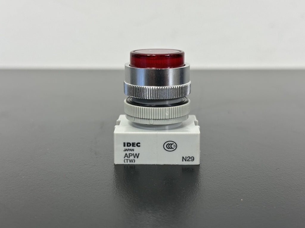 IDEC APW N29 Red 22mm Pilot Indicator Light Lamp Assembly0