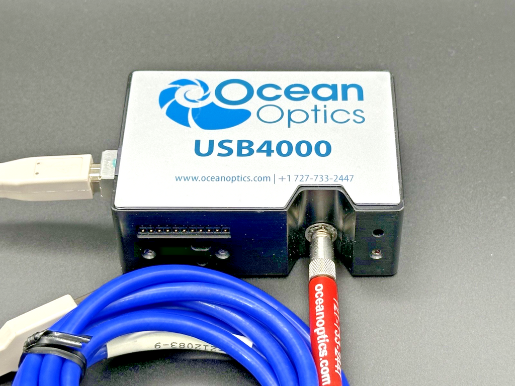 Ocean Optics USB4000 Fiber Optic Spectrometer w/ Fiber & USB Cable1