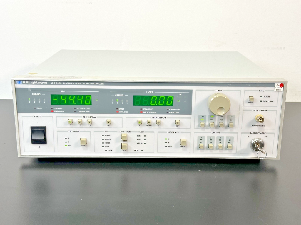 ILX Lightwave LDC 3900 Laser Diode Controller w/ 39020 & 39032 Modules Working0