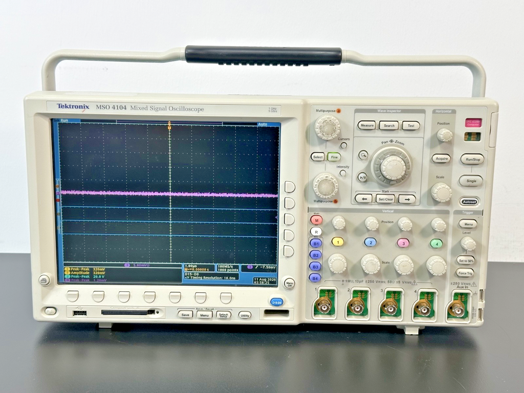 Tektronix MSO4104 1GHz 5GS/s Mixed Signal Oscilloscope w/ DPO4COMP Working1