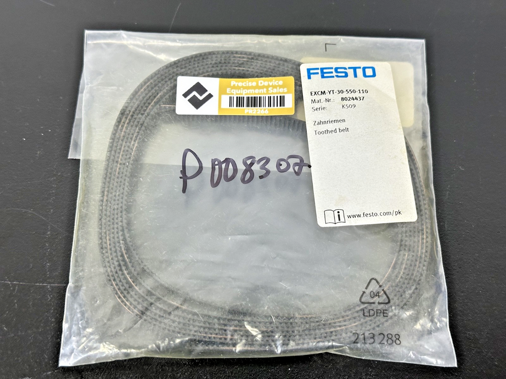 Festo EXCM YT 30 550 110 8024437 Timing Belt Toothed Belt New Sealed0