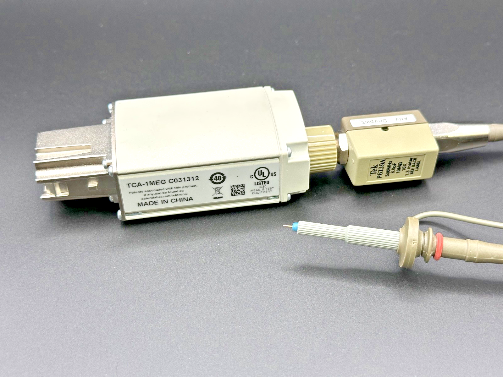 Tektronix TCA 1MEG TekConnect High Impedance Buffer Amplifier w/ P6139A Probe1
