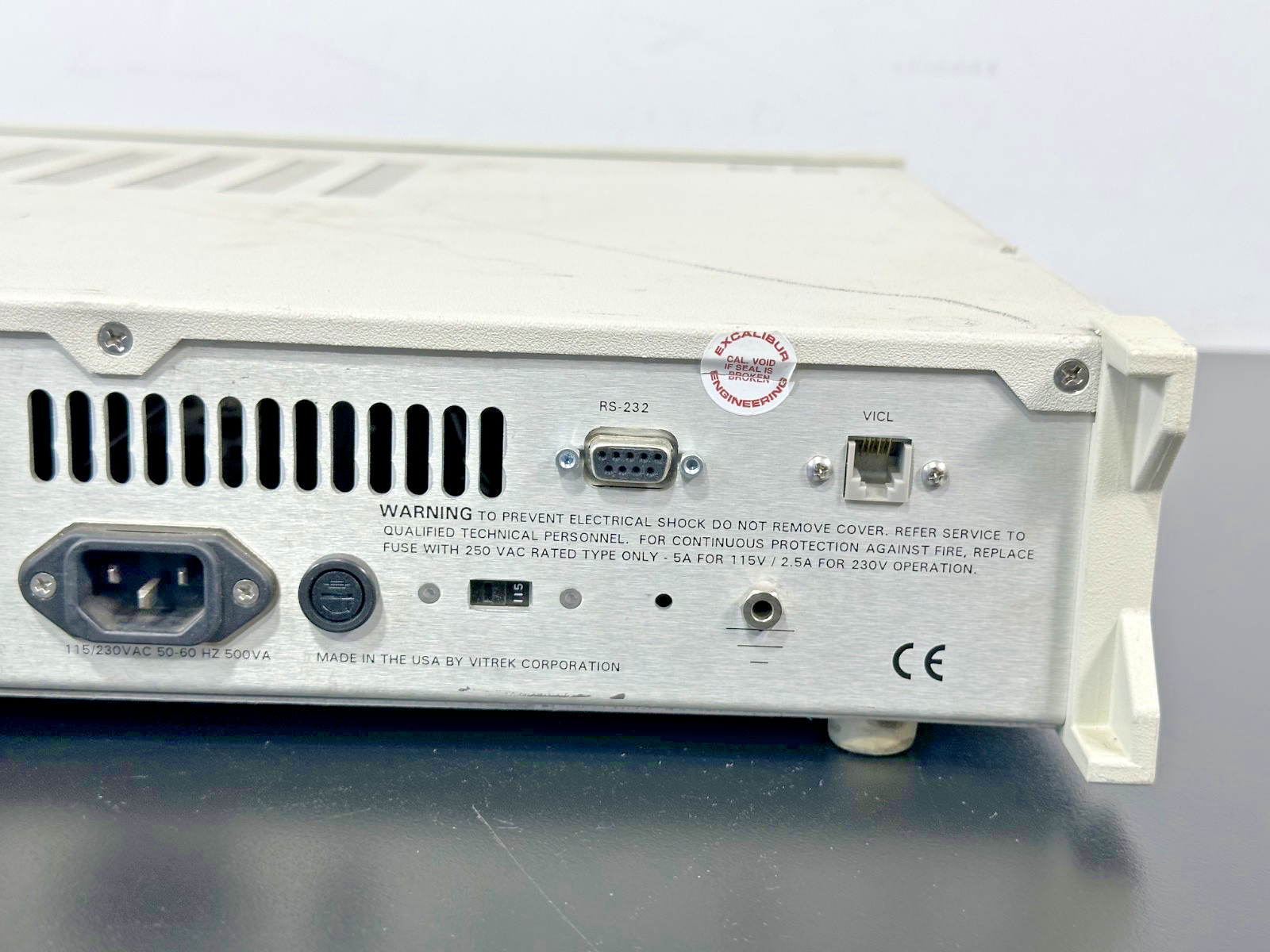 Vitrek 930i Ground Integrity Analyzer with 944i Inputs – Powers On5