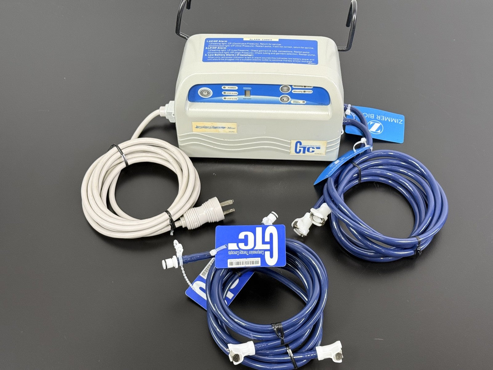 VasoPress Supreme Mini DVT Pump VP500DM Compression Therapy W/ Cord and Battery1