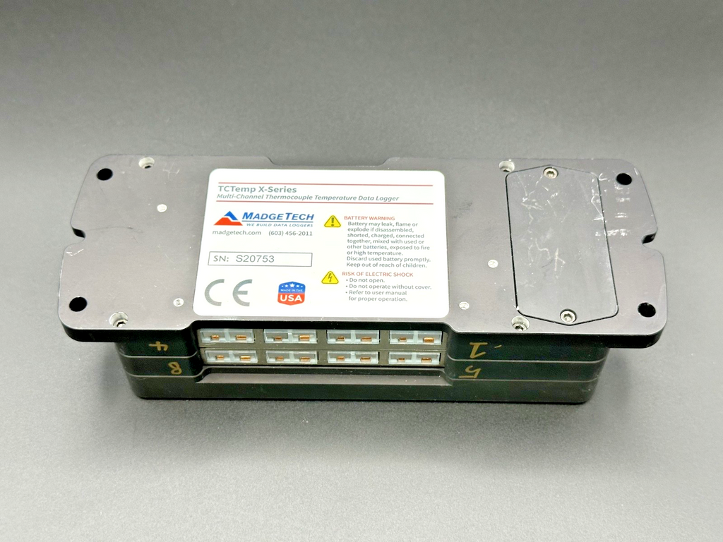 MadgeTech TCTempX8LCD 8 Channel Thermocouple Temperature Data Logger2