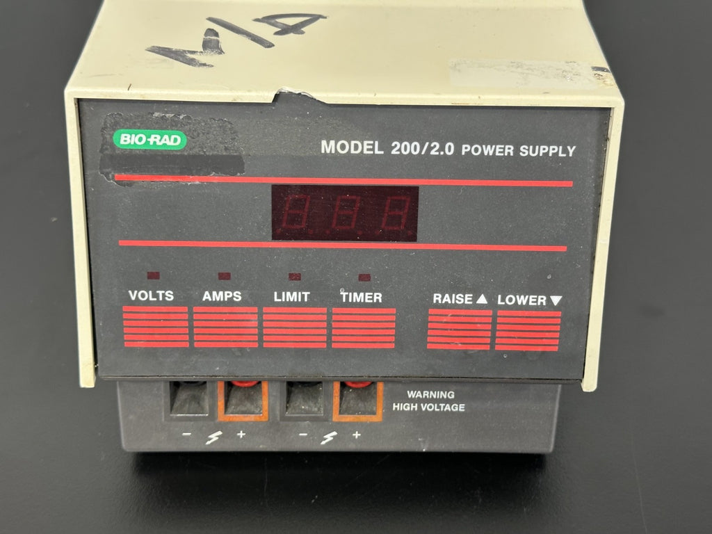 Bio Rad Model 200/2.0 Electrophoresis Power Supply 1654761 Lab Unit For Parts1