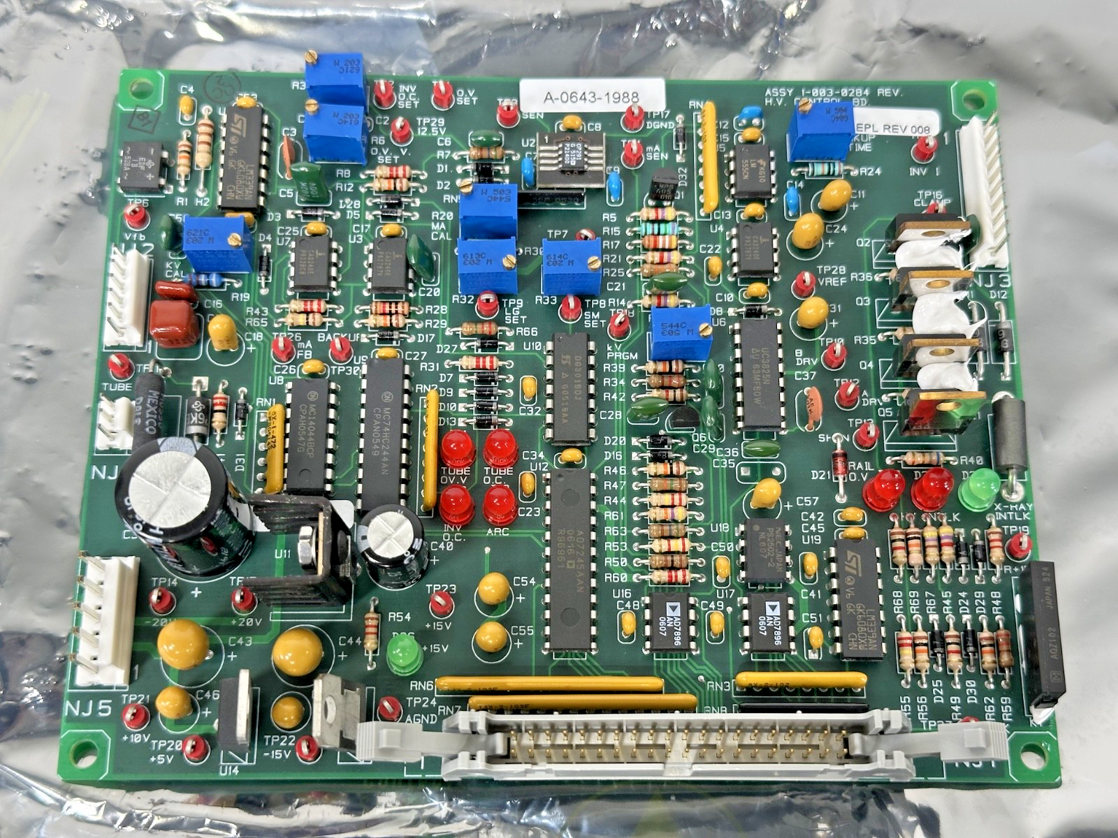 Altek PCB Control Board 1 003 0284 Rev 3 A 0643 1988 Circuit Board1