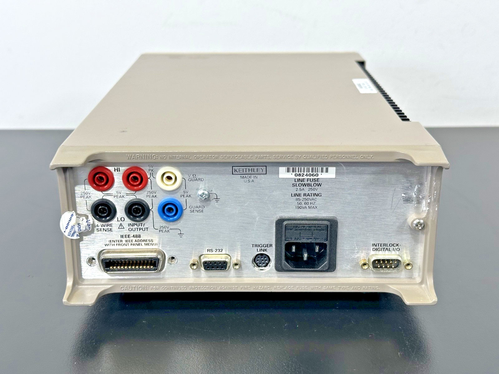 Keithley 2400 SourceMeter SMU 200V 1A 20W Powers On Working3