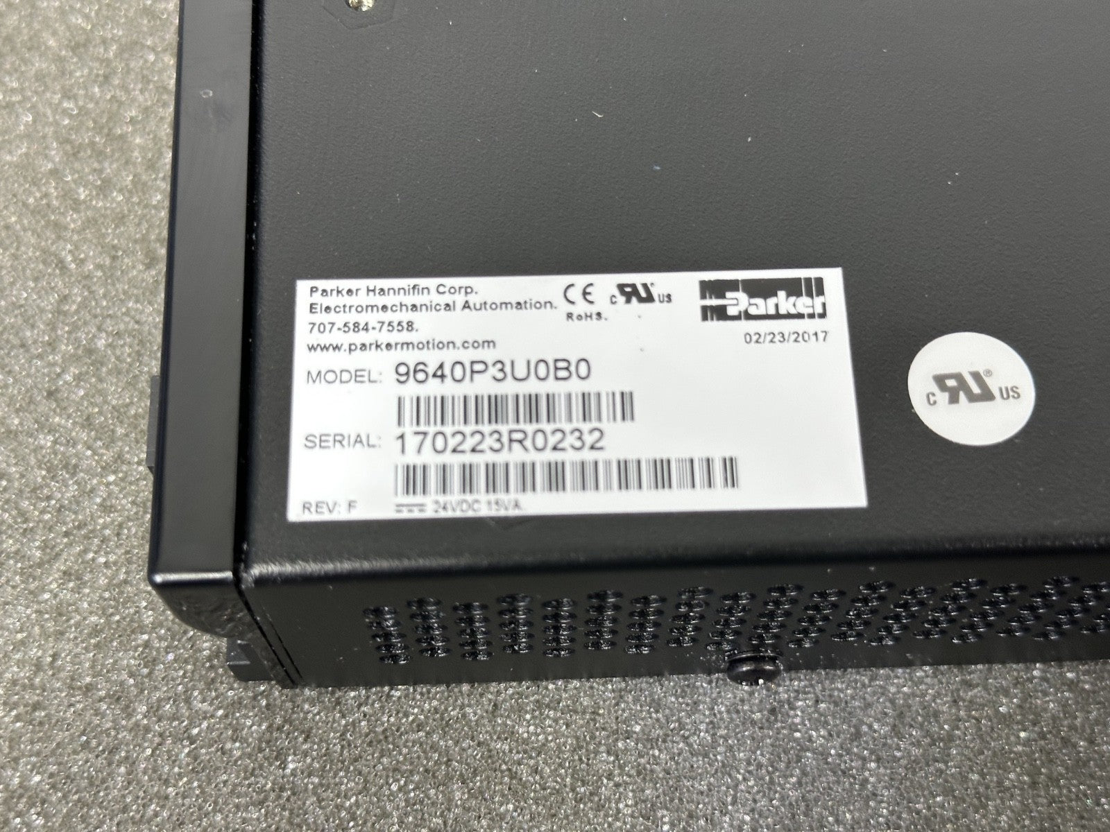 Parker AR 04PE Aries EPL Servo Drive & 9640P3U0B0 Controller7