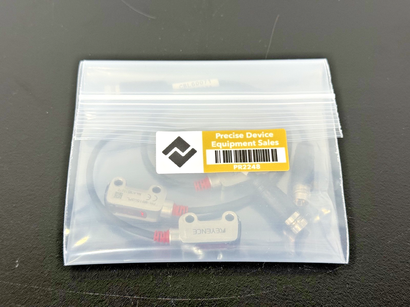 Lot of 3 Keyence PR MB15C3PL Photoelectric Sensor Heads5