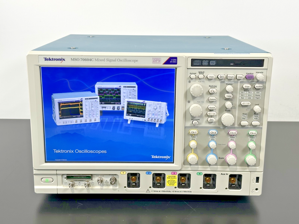Tektronix MSO70604C 6GHz 25GS/s Mixed Signal Oscilloscope w/ P6780 Kit Working1