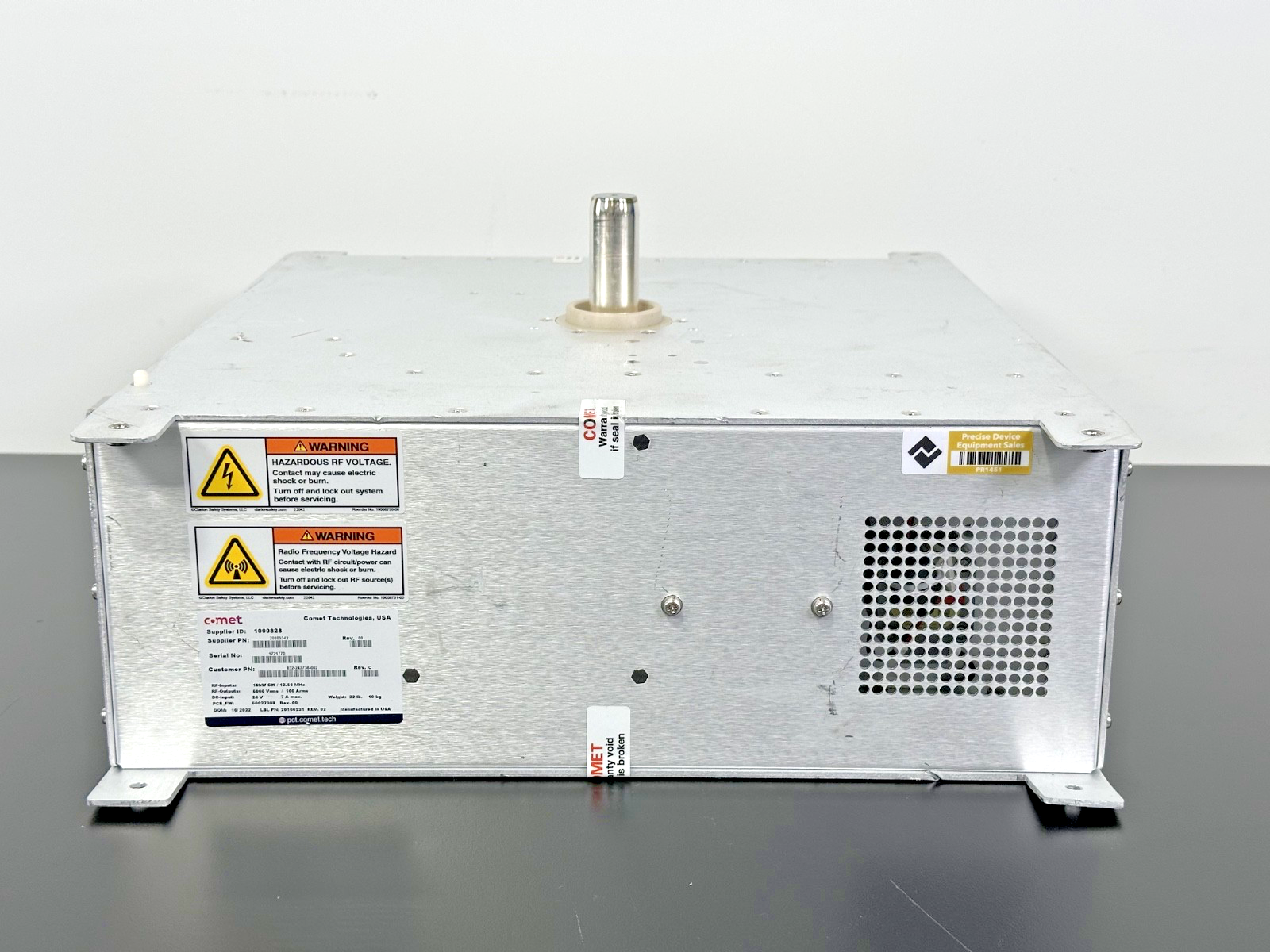 Comet Technologies 10kW 13.56MHz RF Match Network 20105342 832 242736 0022