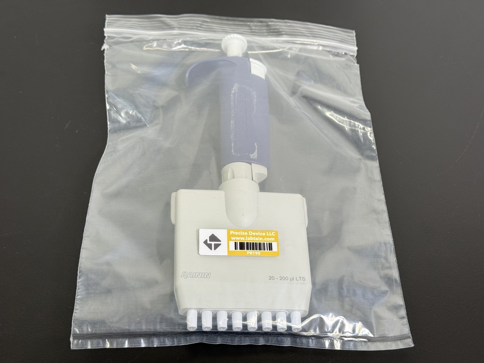 Rainin L 200 Pipet Lite LTD 8 Channel Multichannel Pipette 20 200uL5